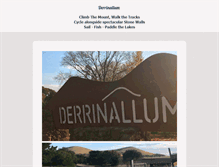 Tablet Screenshot of derrinallum.vic.au